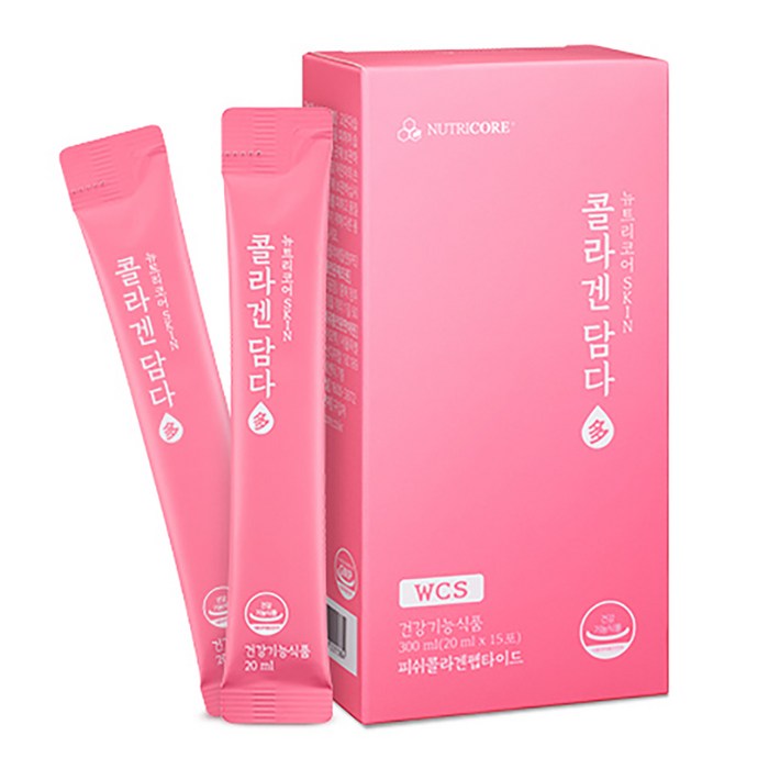 뉴트리코어 저분자 피쉬 콜라겐담다, 20ml, 15개 대표 이미지 - 피부관리 영양제 추천