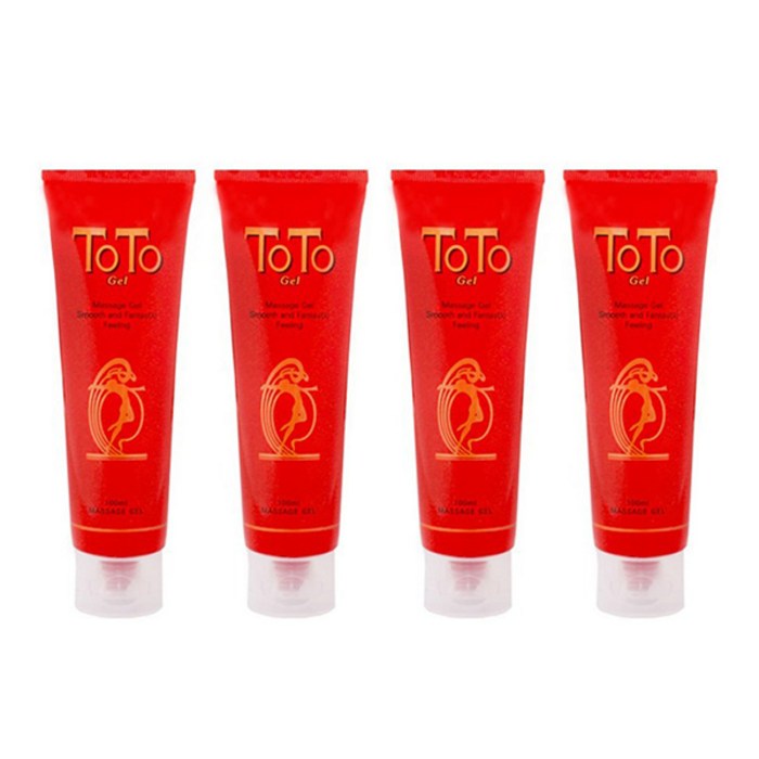 toto 바디 마사지 러브젤 캡용기형, 100ml, 4개 대표 이미지 - 플레이보이 추천