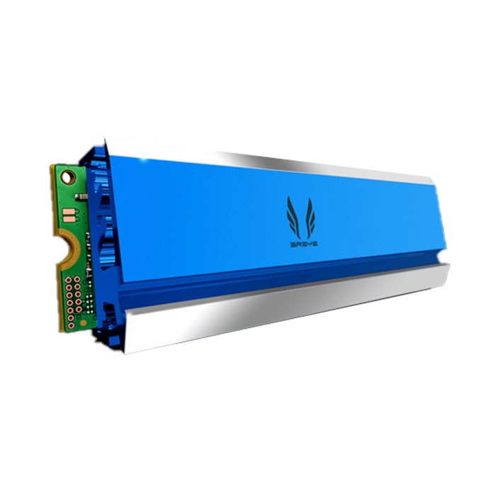 쓰리알시스템 빙하7 M.2 SSD 방열판, 블루 대표 이미지 - 시스템 쿨러 추천