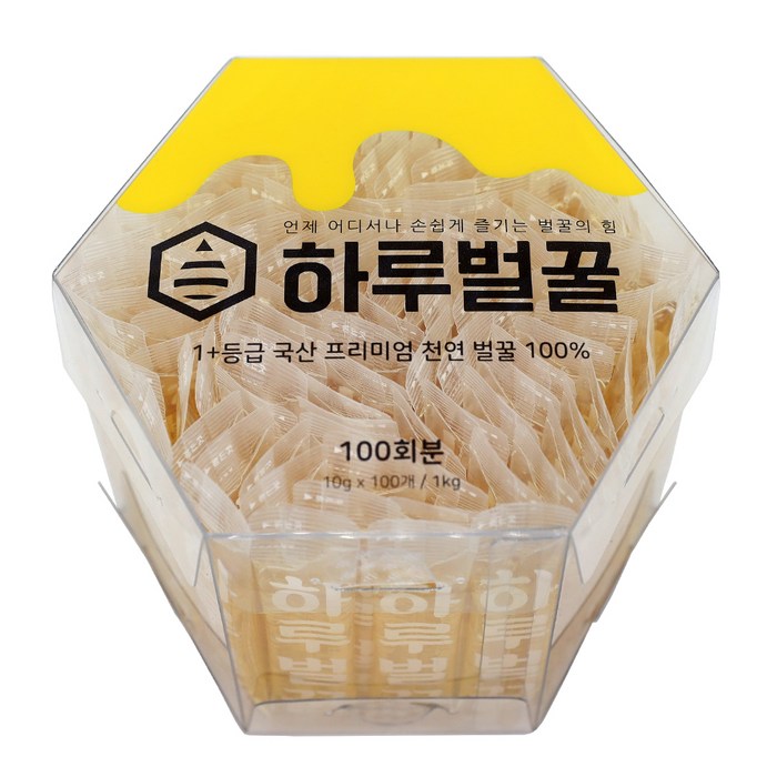 하루벌꿀 아카시아꿀 100회분, 1kg, 1개 대표 이미지 - 마누카 꿀 추천