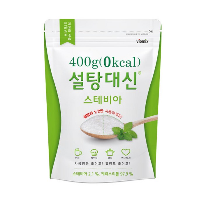 설탕대신 스테비아, 400g, 1개 대표 이미지 - 스테비아 추천