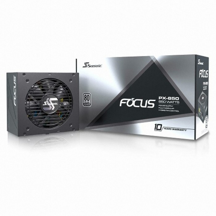 시소닉 FOCUS PLATINUM PX-850 Full Modular ATX SSR-850PX 대표 이미지 - 컴퓨터 파워 추천
