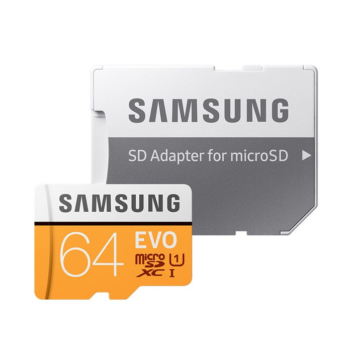 삼성전자 EVO 마이크로SD 메모리카드 MB-MP64HA/KR, 64GB 대표 이미지 - 마이크로 SD카드 추천