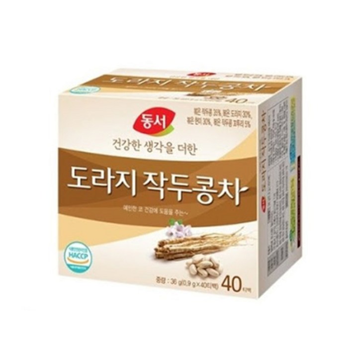 동서 도라지 작두콩차, 0.9g, 40개 대표 이미지 - 녹차 티백 추천