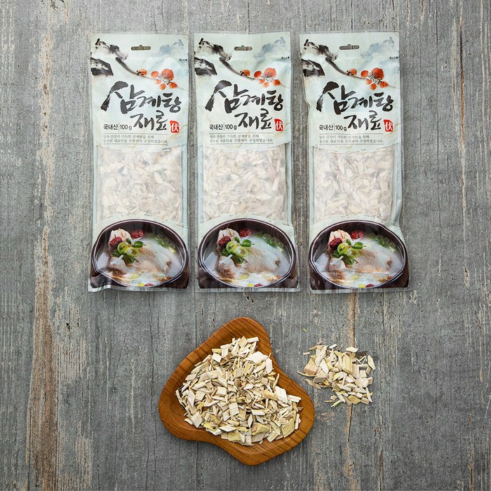 삼계탕재료, 100g, 3입 대표 이미지 - 삼계탕 추천