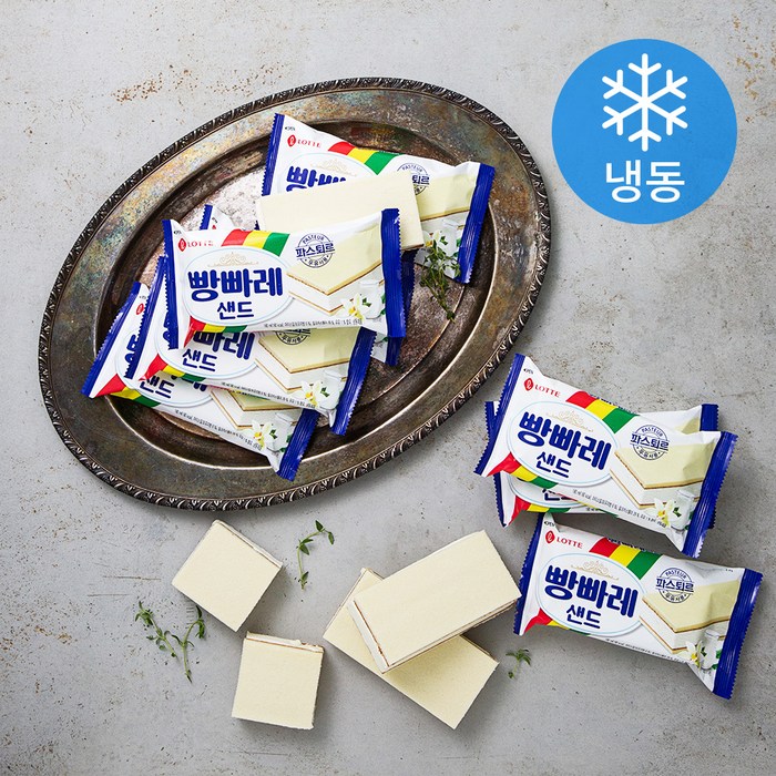 롯데푸드 빵빠레 샌드 아이스크림 (냉동), 180ml, 24개 대표 이미지 - 빵 아이스크림 추천