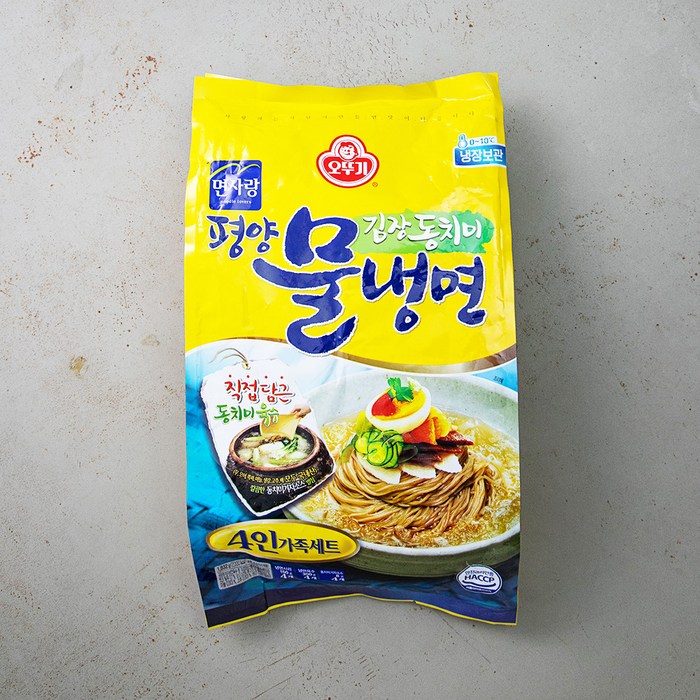 오뚜기 평양 물냉면 4인용, 1832g, 1개 대표 이미지 - 냉면 맛집 추천