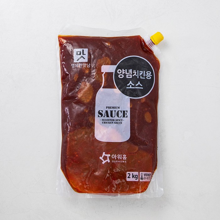 아워홈 행복한맛남 양념치킨소스, 2kg, 1개 대표 이미지 - 양념치킨 추천