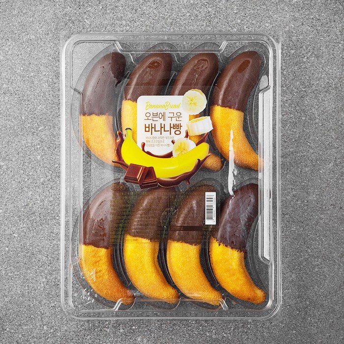 오븐에 구운 바나나빵, 40g, 8입 대표 이미지 - 파니니 추천