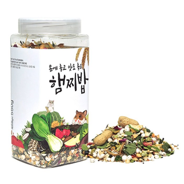 햄찌밥 햄스터 사료, 1개, 550g 대표 이미지 - 햄스터 사료 추천