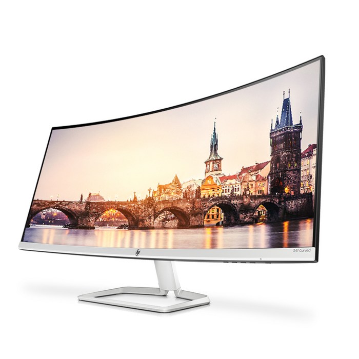 HP 86.36cm WQHD 울트라 와이드 모니터, HP 34f Curved 대표 이미지 - WQHD 모니터 추천