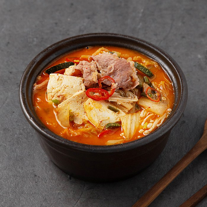 프레시지 우삼겹 청국장찌개, 558g, 1개 대표 이미지 - 한식 밀키트 추천