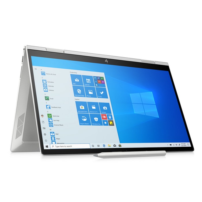 HP ENVY x360 내츄럴실버 노트북 15-ed0020TX (i5-10210U 39.6cm MX33 WIN10 Home), 윈도우 포함, 256GB, 8GB