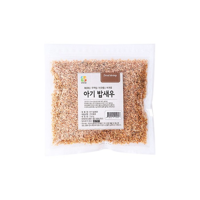 이미지 아기 밥새우, 150g, 1개 대표 이미지 - 새우살 추천