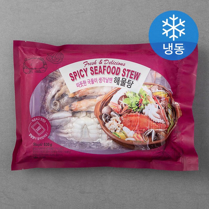 해마 해물탕 (냉동), 530g, 1개 대표 이미지 - 해물탕 밀키트 추천