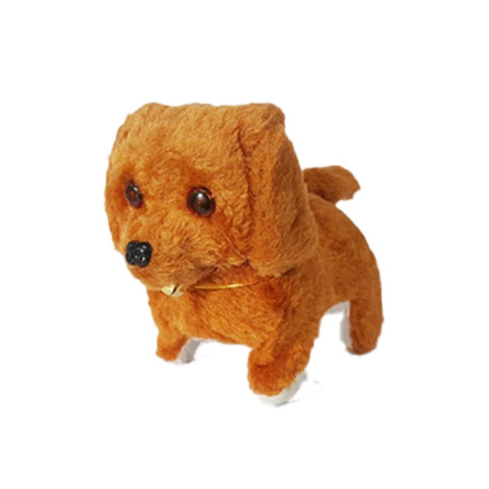 파피앙 움직이는 강아지 작동인형 + 건전지, 12cm, 브라운(PP5) 대표 이미지 - 움직이는 강아지 인형 추천