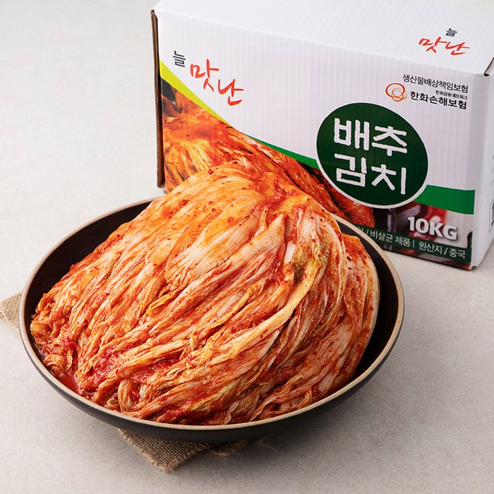 늘 맛난 배추김치, 10kg, 1박스 대표 이미지 - 맛있는 김치 추천