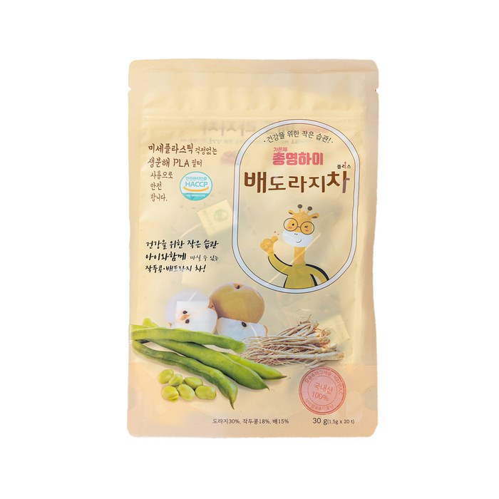 총영하이 배도라지차 플러스, 고소한맛, 30g, 1개 대표 이미지 - 감기 낫는법 추천