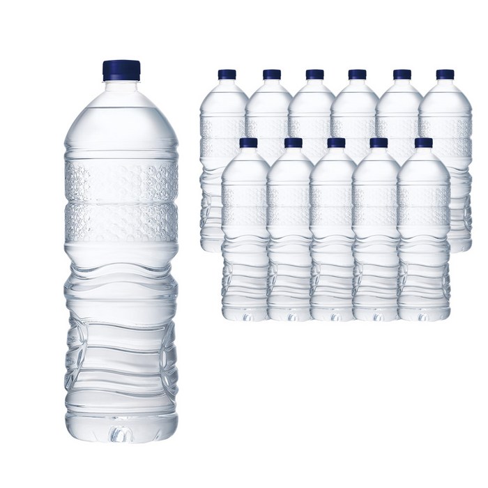 해태음료 강원 평창수 무라벨 생수, 12개, 2L 대표 이미지 - 생수 로켓배송 추천