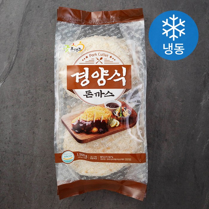 굿프랜즈 경양식돈까스 (냉동), 1500g, 1개 대표 이미지 - 경양식 돈까스 추천