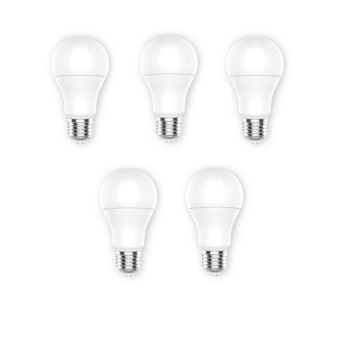 장수램프 안정기 내장형 LED 램프 12W 6500K, 주광색, 5개 대표 이미지 - LED 전구 추천