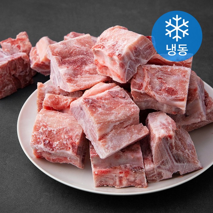 국제식품 국내산 돈등뼈 감자탕용 3~5cm (냉동), 1kg, 3개 대표 이미지 - 돼지등뼈 추천