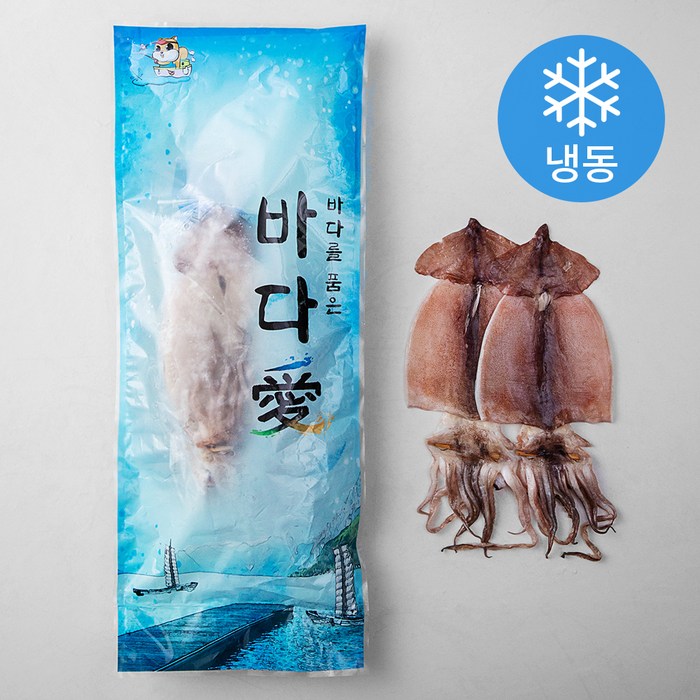 해풍수산 영덕항 반건조 오징어 대 10미 (냉동), 1.1kg, 1개 대표 이미지 - 반건조 오징어 추천