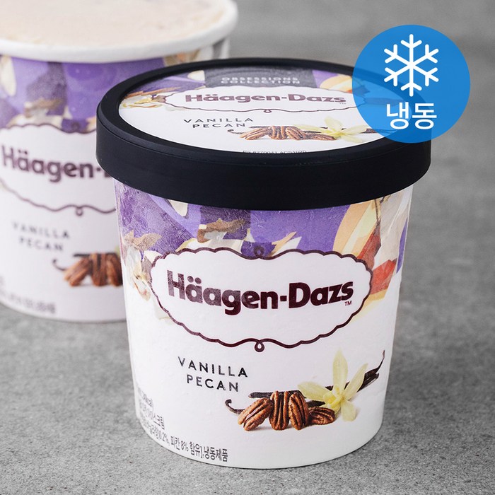 하겐다즈 파인트 아이스크림 바닐라 피칸 (냉동), 473ml, 1개 대표 이미지 - 하겐다즈 추천