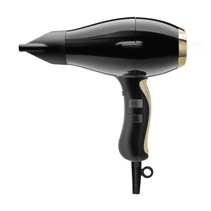 엘킴 3900 드라이어 2000W, BLACK + GOLD 대표 이미지 - 전문가 헤어드라이기 추천