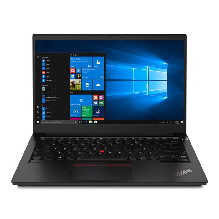 레노버 2021 ThinkPad E14, 블랙, 라이젠5 4세대, 256GB, 8GB, Free DOS, 20YE0000KD 대표 이미지 - 레노버 아이디어패드 추천