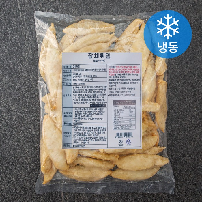 네추럴킹덤 잡채튀김 야끼만두 (냉동), 1.2kg, 1개 대표 이미지 - 당면만두 추천