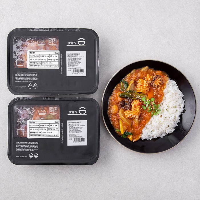 테이스티반점 해물 잡탕밥 소스, 350g, 2팩 대표 이미지 - 저녁 반찬 추천