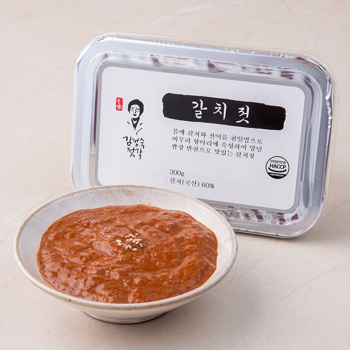 김정숙젓갈 갈치젓, 300G, 1PACK 대표 이미지 - 김정숙 추천