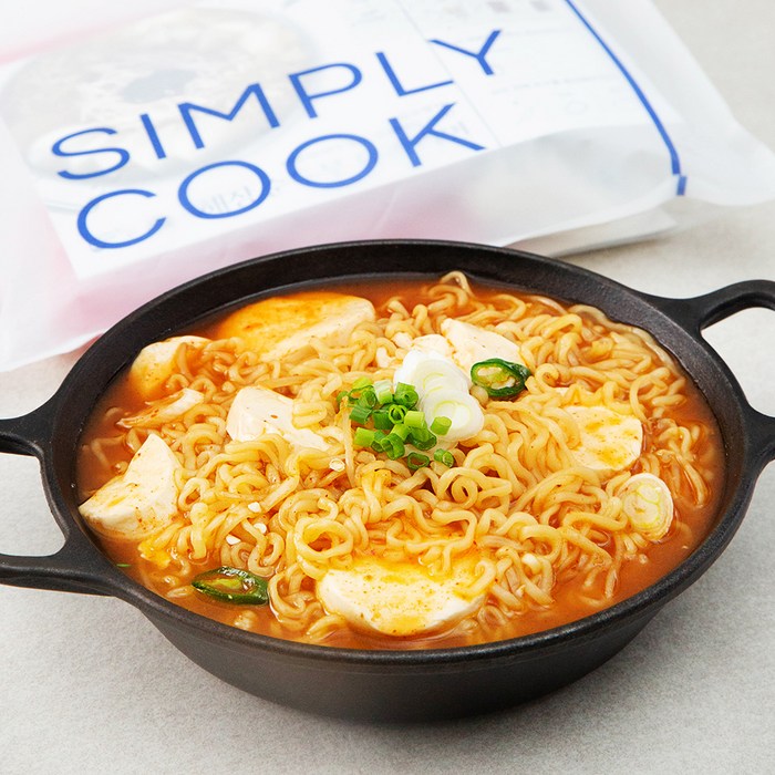 심플리쿡 고잉메리 해장 순두부 요괴 라면, 1240g, 1개 대표 이미지 - 심플리쿡 밀키트 추천