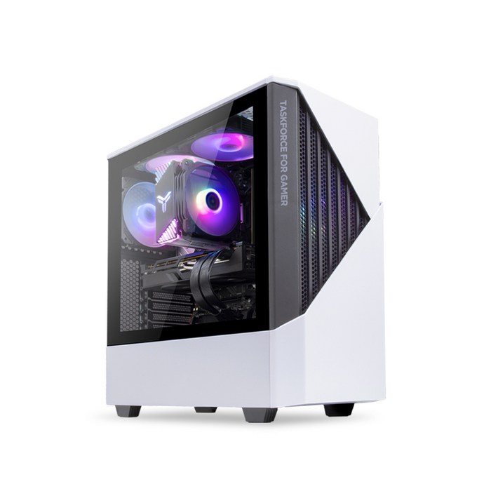 한성컴퓨터 게이밍 데스크탑 화이트 TFG AX5560X (라이젠5-5600X WIN미포함 RAM 16GB SSD 512GB RX 6600XT), 기본형 대표 이미지 - 게이밍 데스크탑 추천