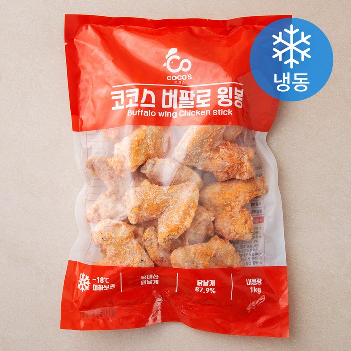 코코스 버팔로 윙봉 (냉동), 1kg, 1팩 대표 이미지 - 윙봉 추천