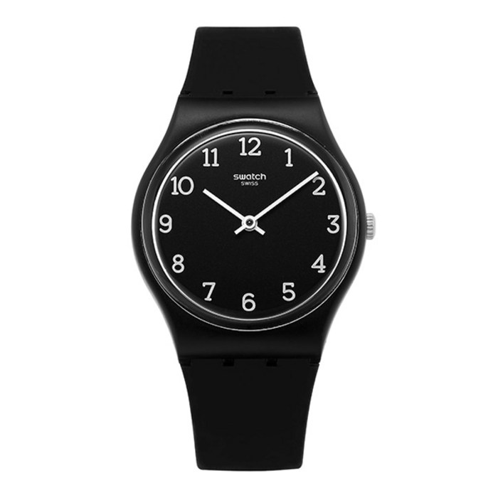 스와치 여성용 Time to Swatch BLACKWAY 쿼츠 우레탄시계 GB301 대표 이미지 - 스와치 시계 추천