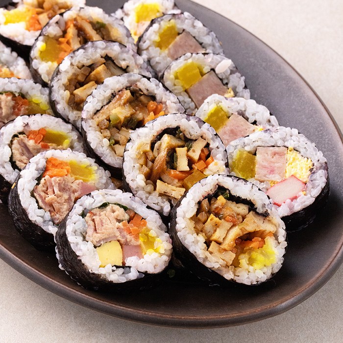 요고참 반탄 땡초어묵 + 스팸계란마요 + 베이컨참치 김밥 세트 936g, 1팩 대표 이미지 - 우영우 김밥 추천