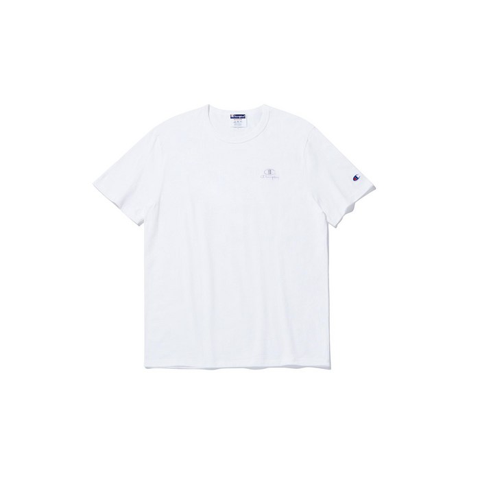 챔피온 C+Champion 로고 Soft Light 반팔 티셔츠 대표 이미지 - 챔피온 반팔 추천