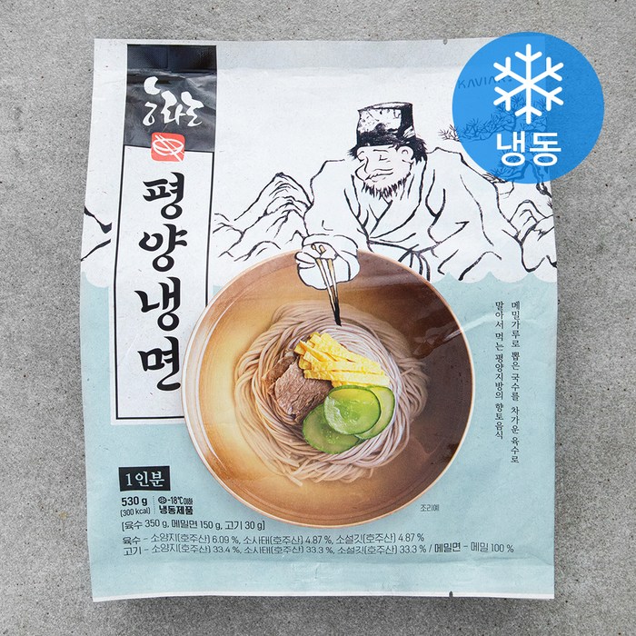 능라도 평양냉면 (냉동), 530g, 1개 대표 이미지 - 평양냉면 추천