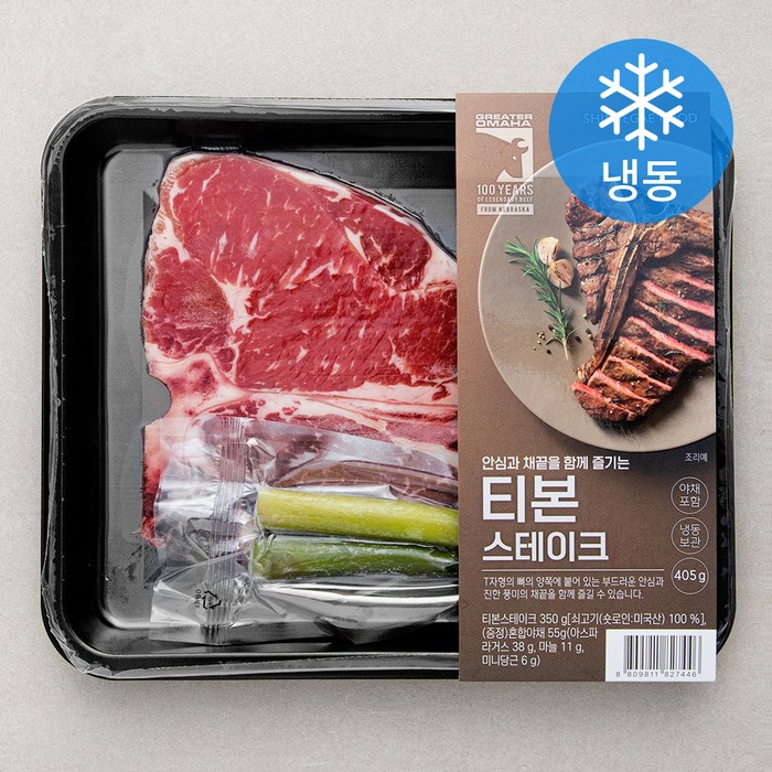 신세계푸드 티본 스테이크 (냉동), 350g, 1개 대표 이미지 - 티본스테이크 추천