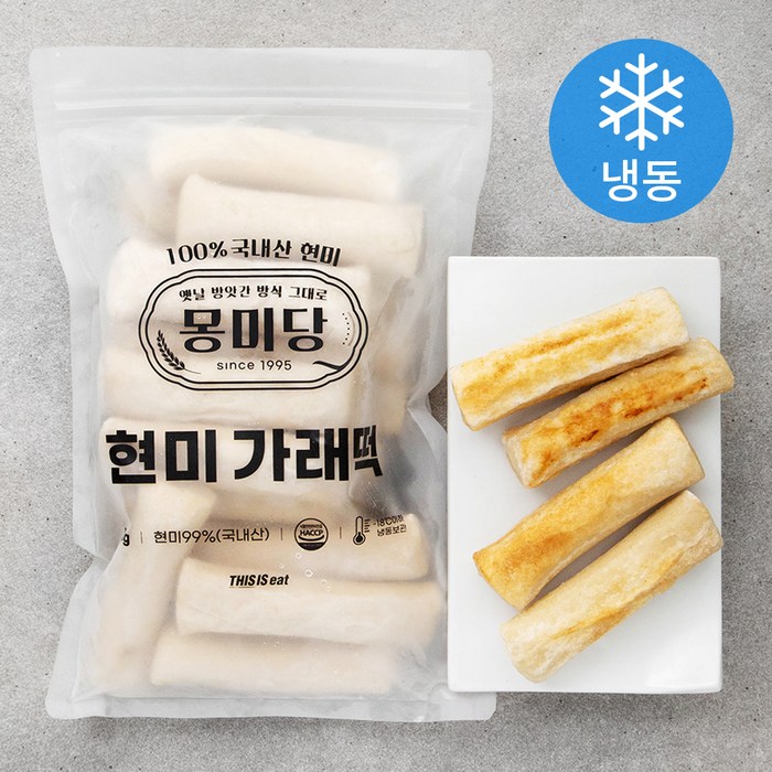 몽미당 현미 가래떡 (냉동), 1kg, 1개 대표 이미지 - 가래떡 추천