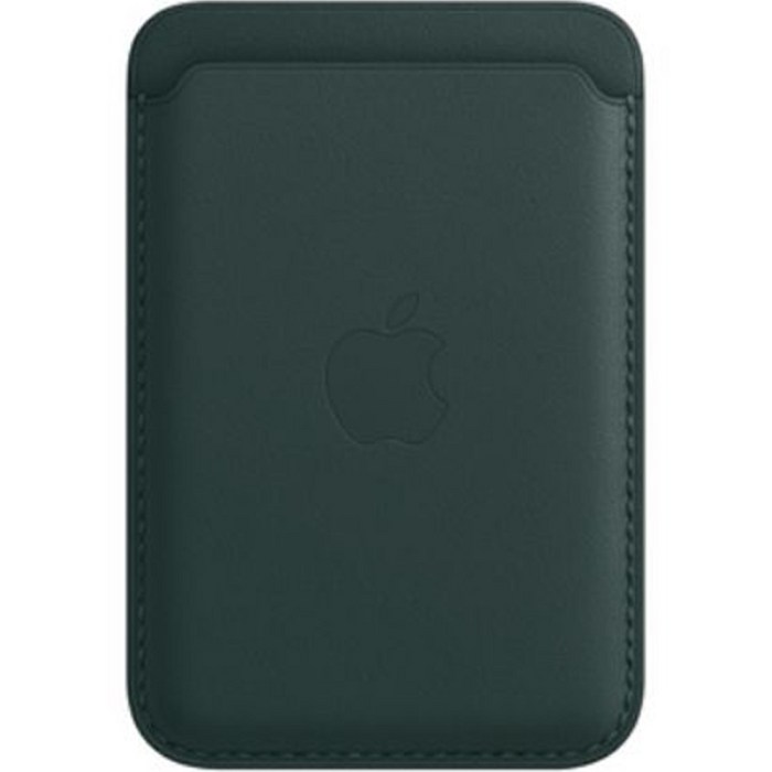 Apple 정품 아이폰 맥세이프 가죽 카드지갑, 포레스트 그린, 1개 대표 이미지 - 아이폰 정품 케이스 추천