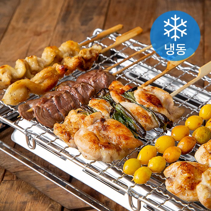 건강한끼 5가지 모듬 꼬치 (냉동), 330g, 2개 대표 이미지 - 모듬 꼬치 추천