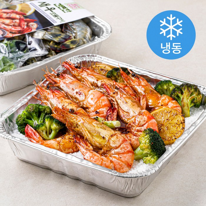 뚝딱포차 간편한 새우모둠구이 (냉동), 700g, 1개 대표 이미지 - 모듬 꼬치 추천