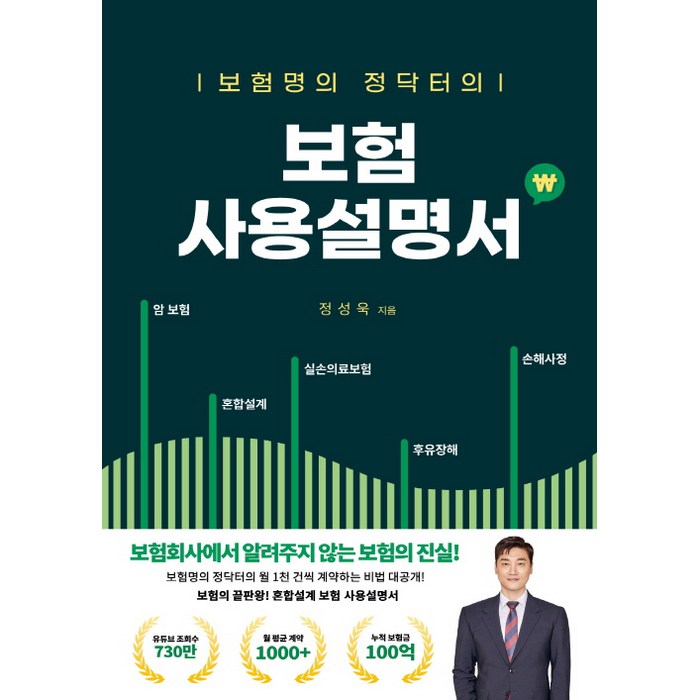 보험명의 정닥터의 보험 사용설명서, 대경북스, 정성욱 대표 이미지 - 보험 책 추천