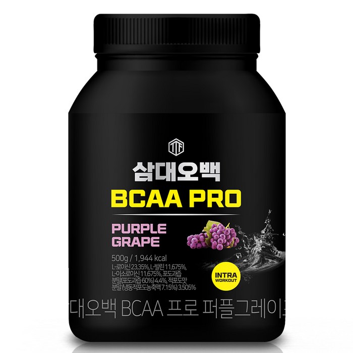 삼대오백 BCAA 프로 퍼플그레이프 헬스보조제, 500g, 1개 대표 이미지 - 헬스 부스터 추천