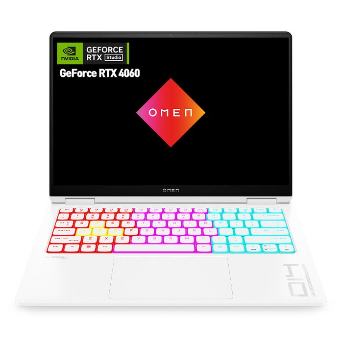 HP 2024 오멘 14 SLIM 코어Ultra9 인텔 14세대 지포스 RTX 4060, Ceramic White, 1TB, 32GB, WIN11 Home, 14-fb0038TX 대표 이미지 - 개발자 노트북 추천