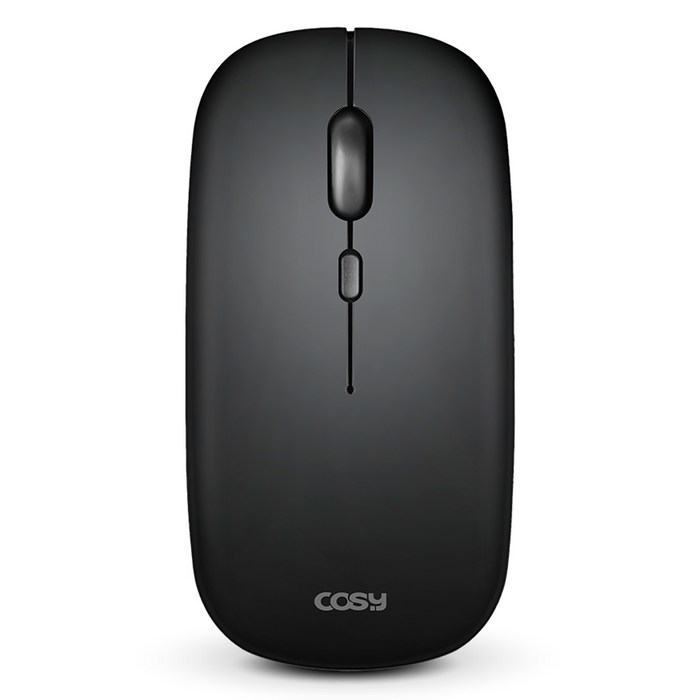 코시 블루투스 C타입 충전식 무소음 마우스 M4130BT, M4130BT, 블랙