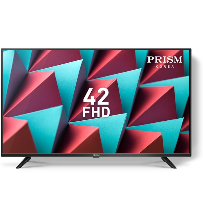 프리즘 FHD LED TV, 107cm, PT420FD, 스탠드형, 자가설치 대표 이미지 - 미니 LED TV 추천